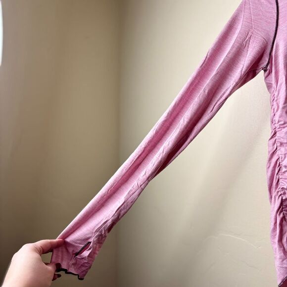 Free People Movement X Hatch Maternity Right On Run Layer Top Pink Haze XS - Picture 8 of 9